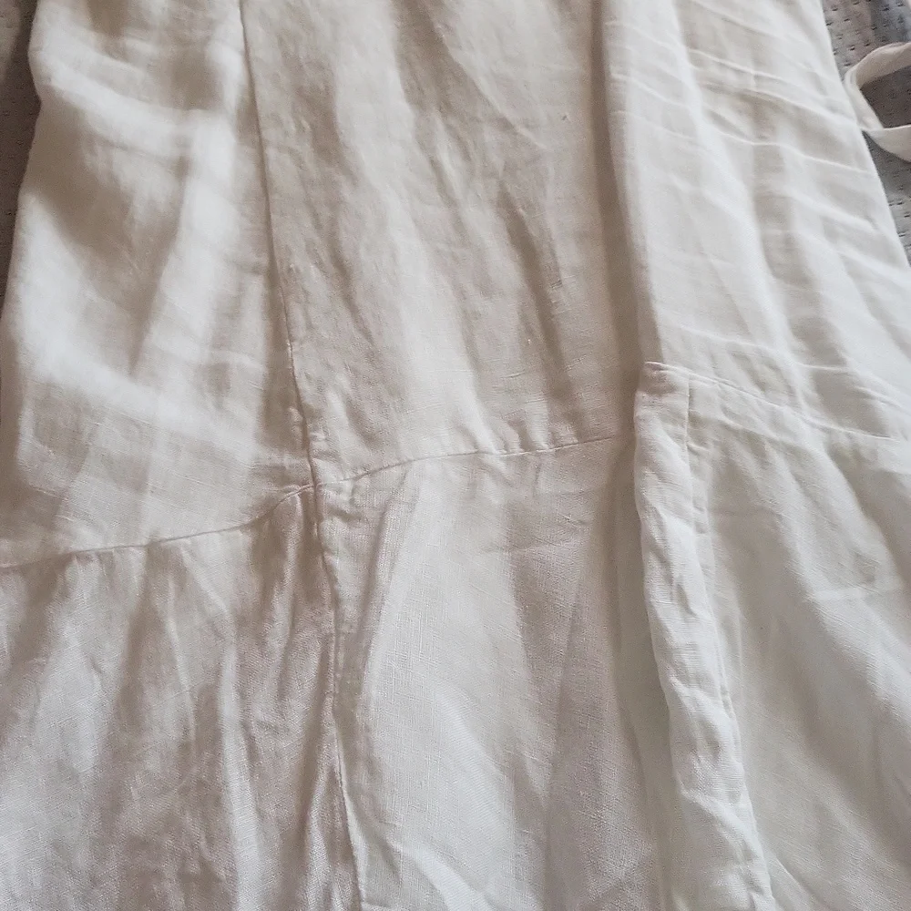 J. Crew Women's White Linen Maxi Skirt XL - Picture 2 of 5